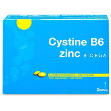 Cystine B6 Zinc Tablet 120 Piece - Hair Skin Nails Support
