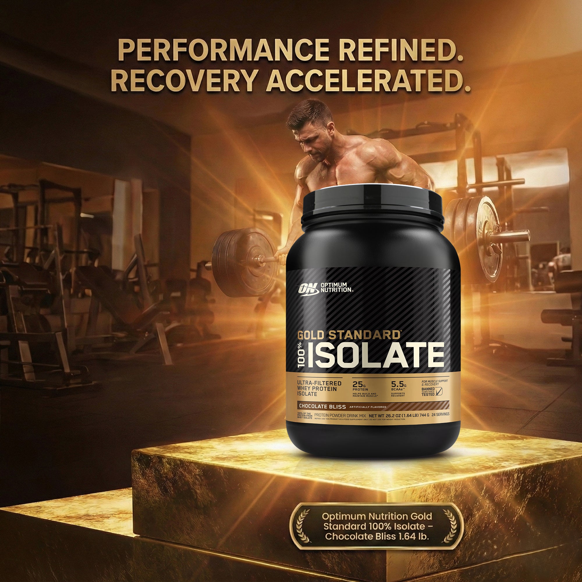 Optimum Gold Standard Isolate Chocolate bliss 1.64 LB