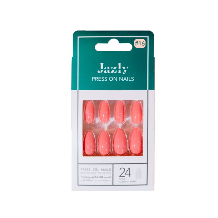 Jazly Artificial Nails 16 Almond Shape