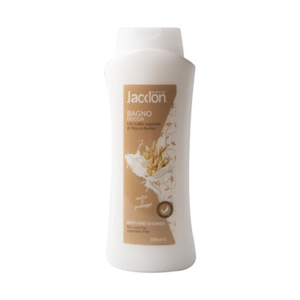 Jacklon Shower Gel 1000ml With Plant Based Rice Milk And Oats