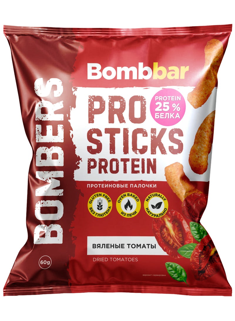 BOMBBAR Protein Corn Sticks Tomatoes 60g