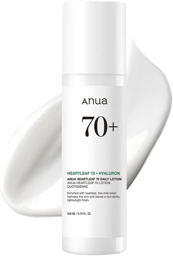 Anua Heartleaf 70% Daily Relief Lotion – Lightweight Korean Moisturizer for All Skin Types 200ml