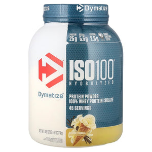 Dymatize iso 100   gourmet vanilla   3 lbs.
دايماتايز آيزو 100 3 باوند نكهة الفانيلا