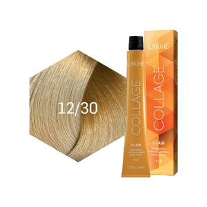 Lakme collage clear hair dye super light golden blonde 12/30