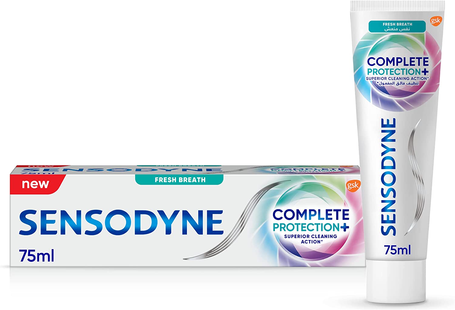 Sensodyne complete protection fresh breath toothpaste 75ml