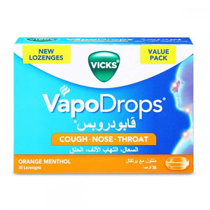 Vicks Tablet 36pc Vapo Drops With Mint And Orange