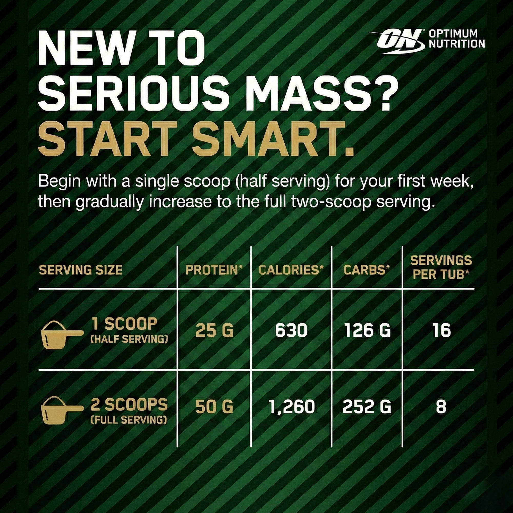 Optimum Nutrition Serious Mass - 6 Lbs. - Chocolate