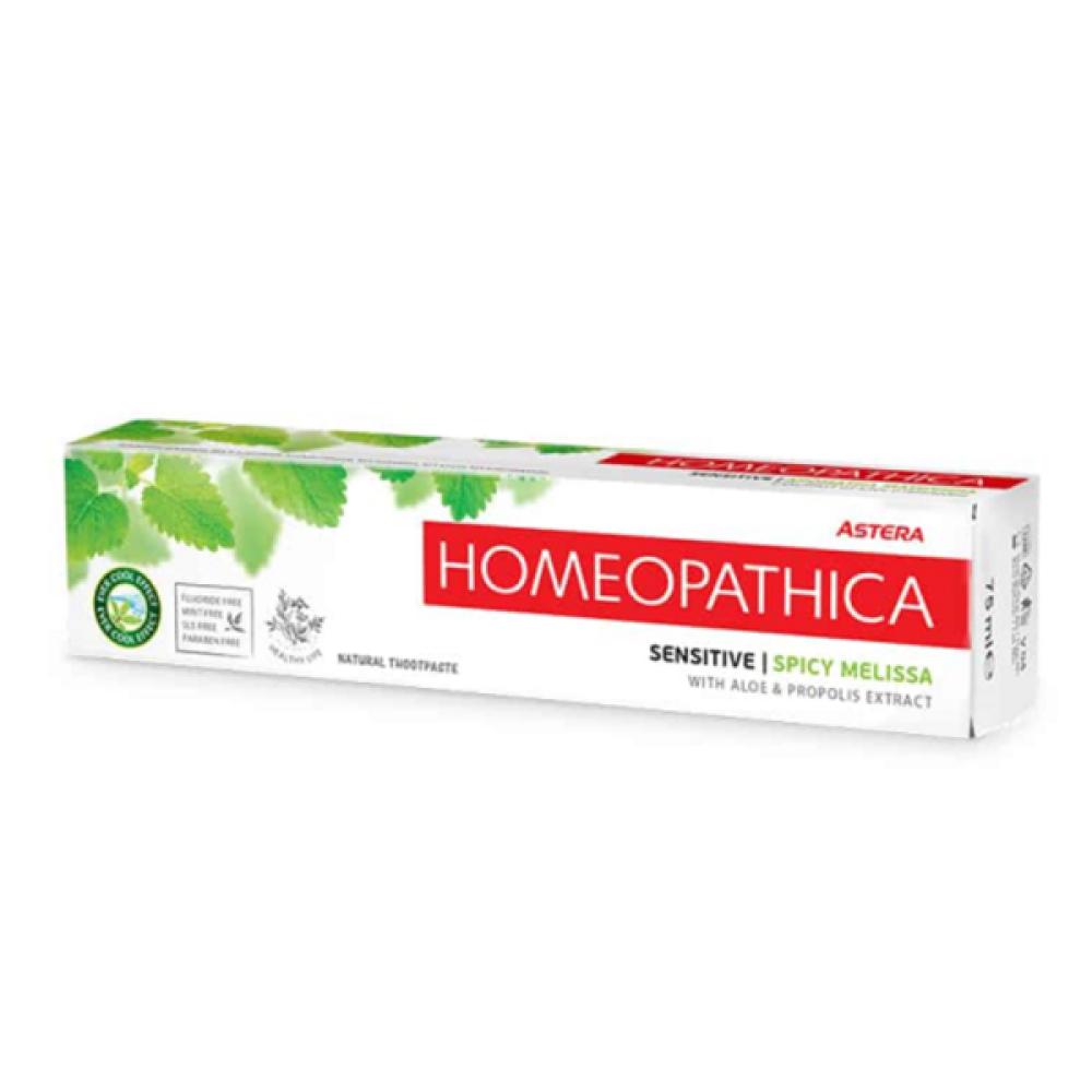 Astera Astera Toothpaste 75ml Homeopathica Sensitive Spicy Melissa