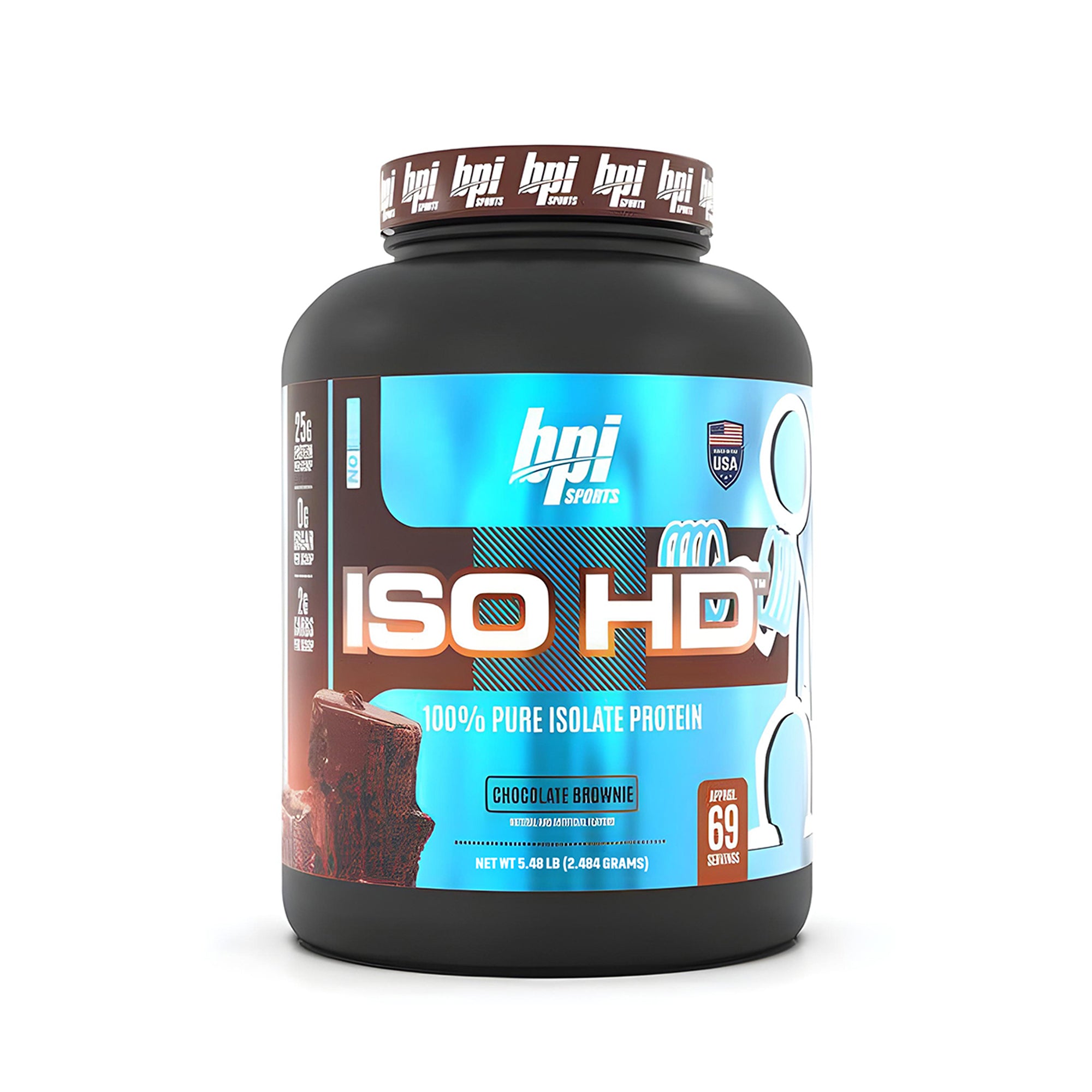 BPI Iso HD- Pure Isolate Protein  Chocolate Brownie 5.48 LB