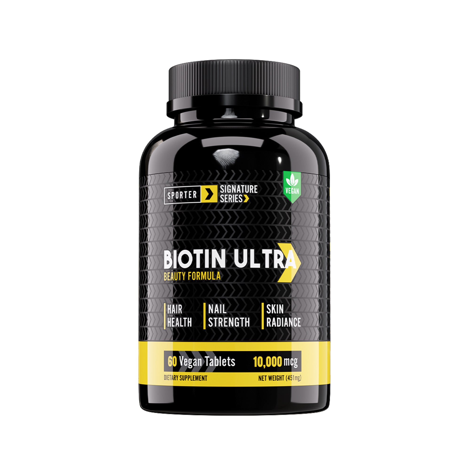 Sporter Biotin Ultra 10000 mcg Beauty Formula 60 Vegan Tablets
