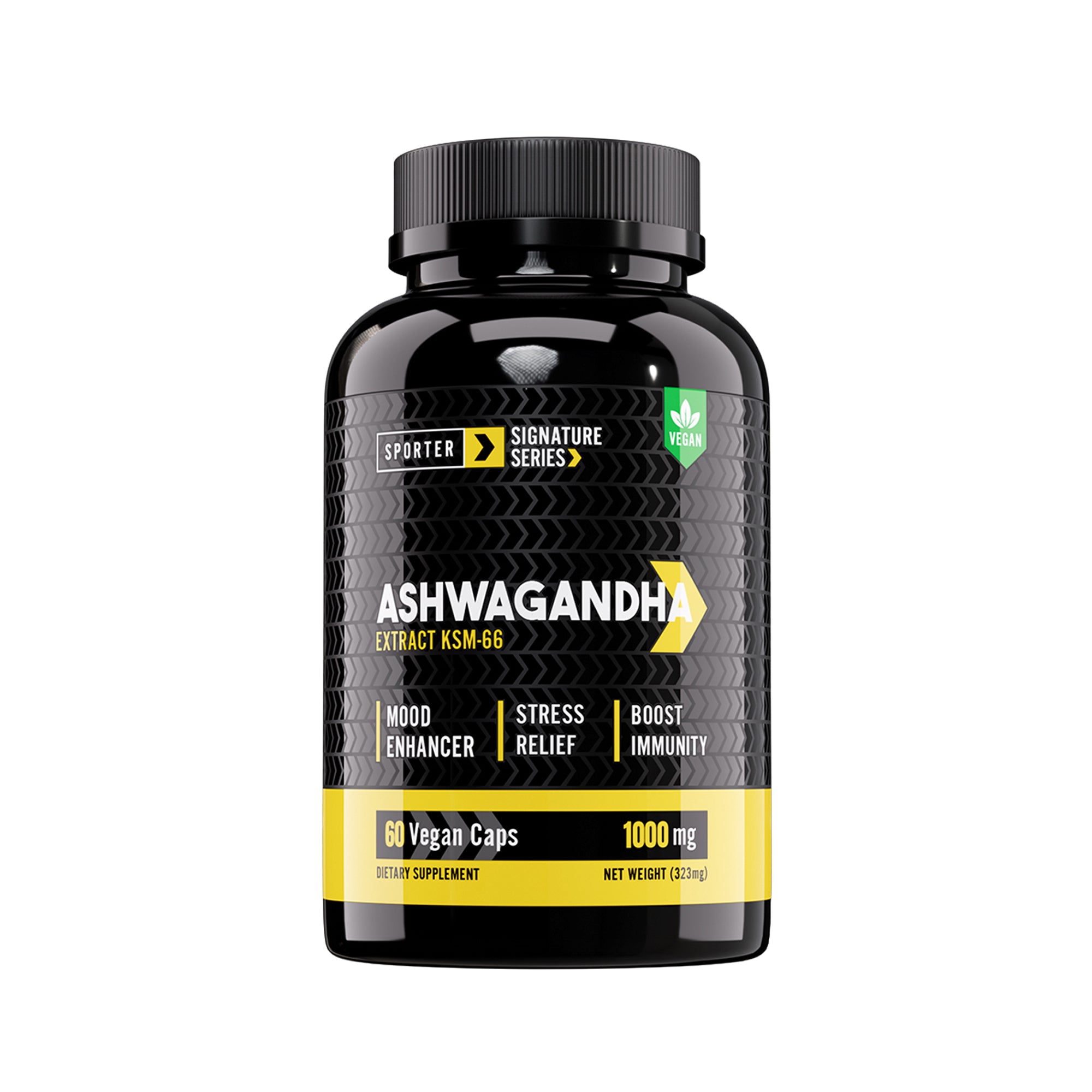 Sporter Ashwagandha KSM-66 1000mg Unflavored 60 Capsules