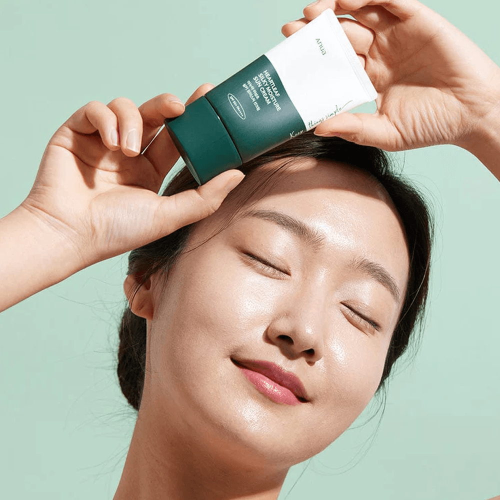 Anua Heartleaf Silky Moisture Sun Cream SPF – Hydrating Daily Sunscreen 50ml