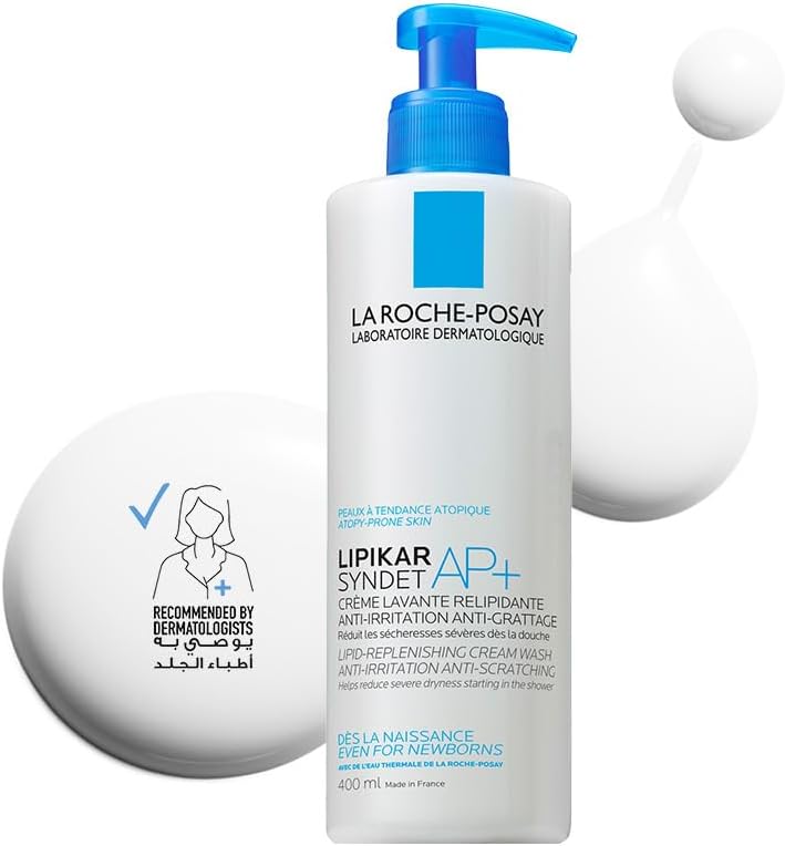 La Roche-Posay Lipikar Syndet AP+ Body Wash for Eczema Skin - 400ml