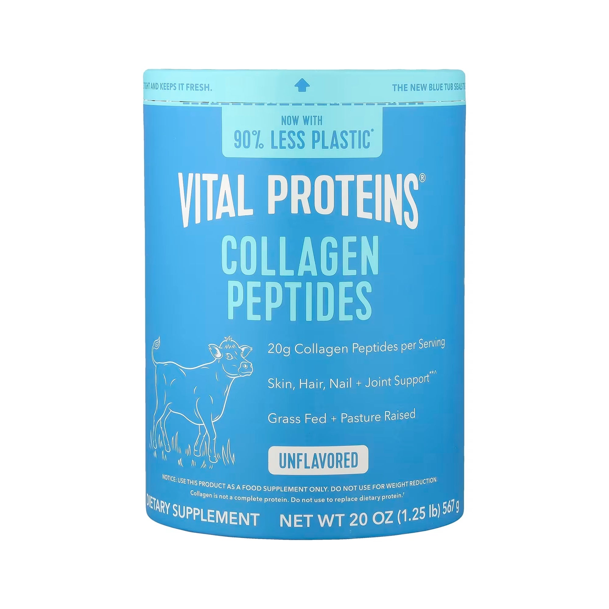Vital Proteins Collagen Peptides Powder Flavor Free 567g