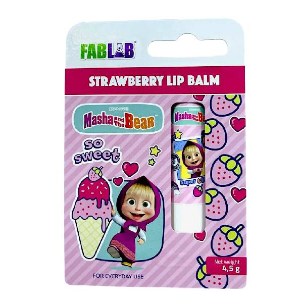 Disney Lip Balm For Kids 4.50g Fab Lab Mash With Strawberry