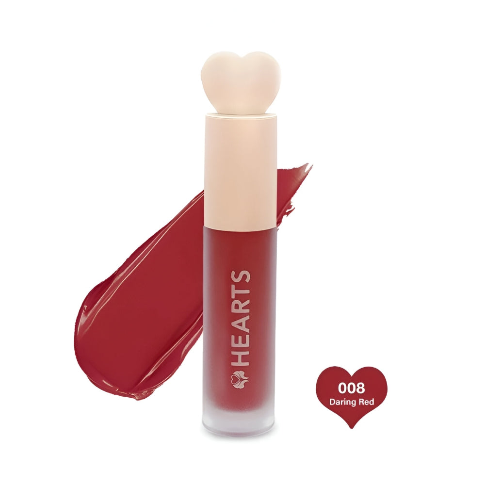Hearts Hearts Liquid Lipstick 008 Matte Daring Red