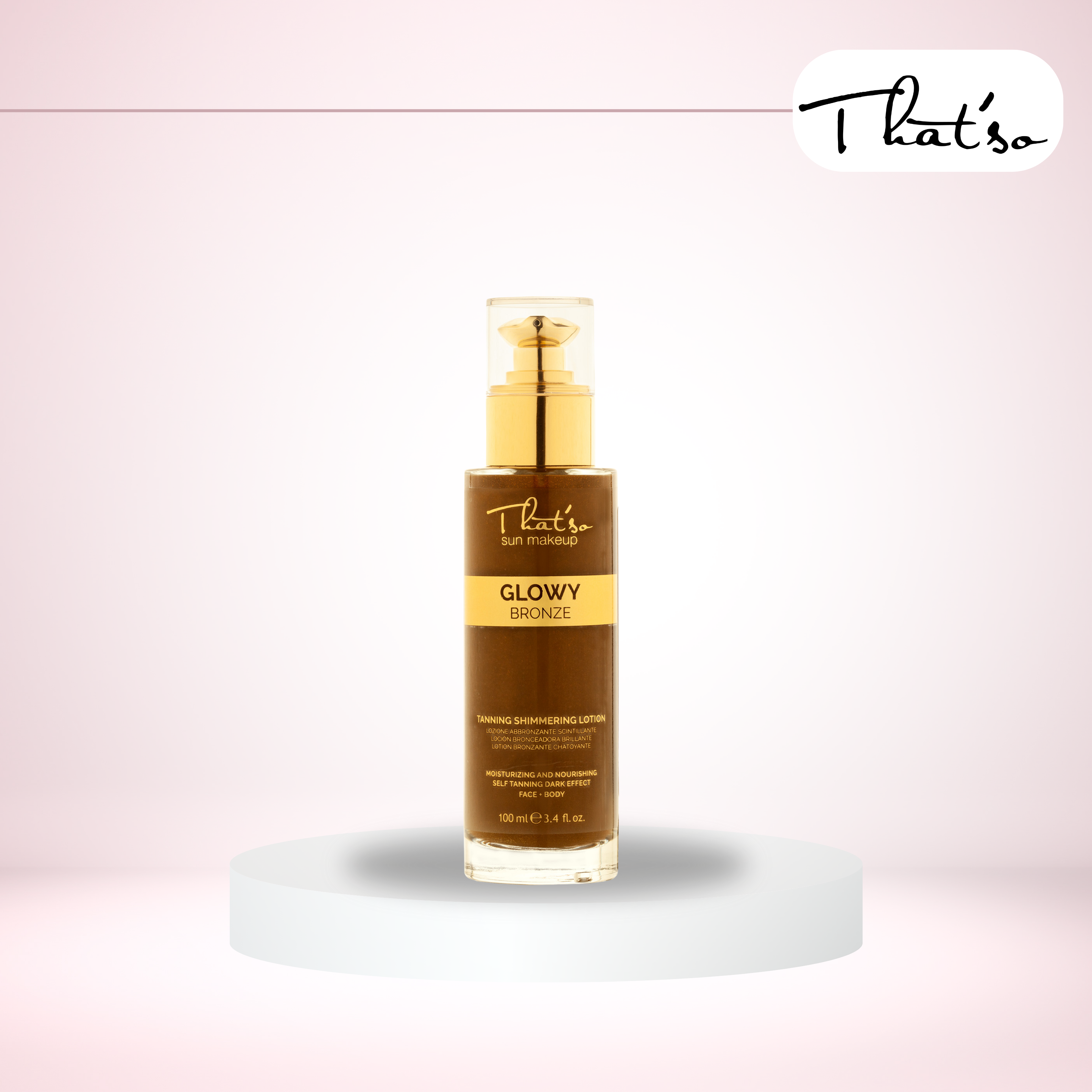 That's So Glowy Bronze Dry Oil – Self-Tanning Body Oil with Shea Butter & Sweet Almond Oil 100ml