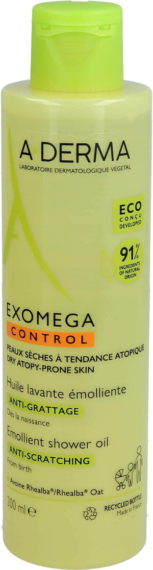 A-Derma Exomega Control Emollient shower oil 200ml