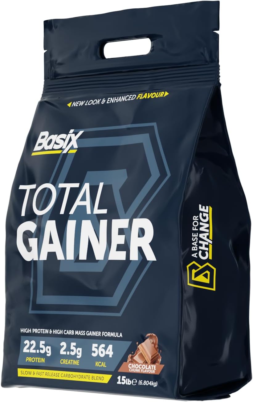 باسيكس جين - مكسب الوزن الكامل - تركيبة غنية بالبروتين والكربوهيدرات لزيادة الوزن