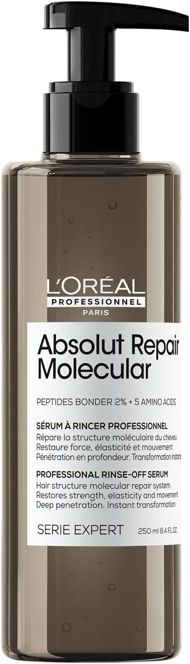 L'Oréal Professionnel Absolut Repair Molecular Hair Care Gift Set – Shampoo, Serum & Leave-In