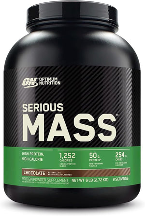 Optimum Nutrition Serious Mass - شوكولاتة 6 باوند