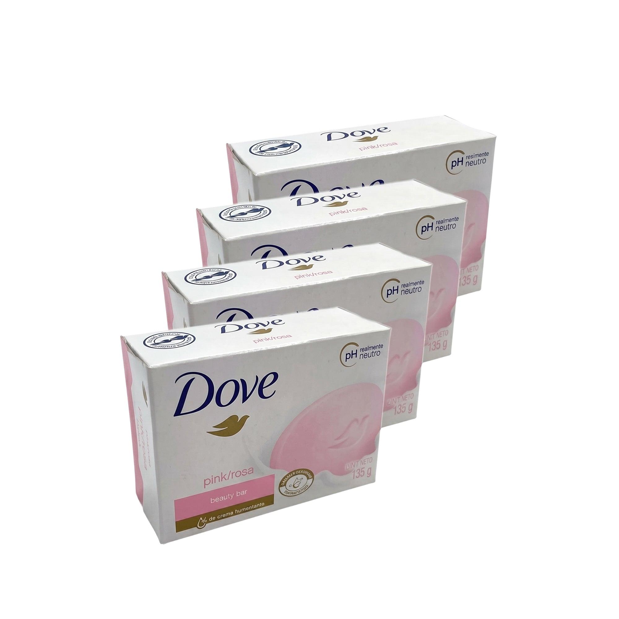 Dove Pink Beauty Cream Bar Soap 4 x 75g