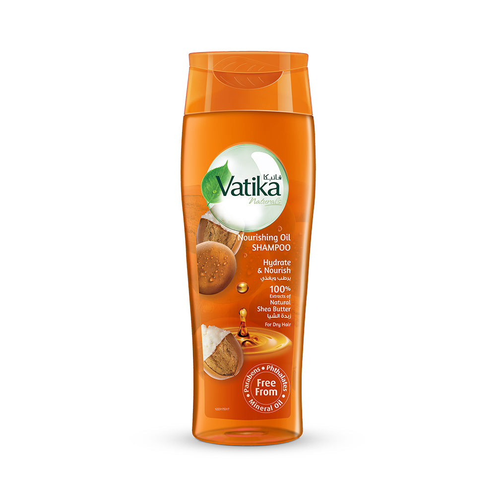 Vatika nourishing oil shampoo with shea butter for dry hair 425ml