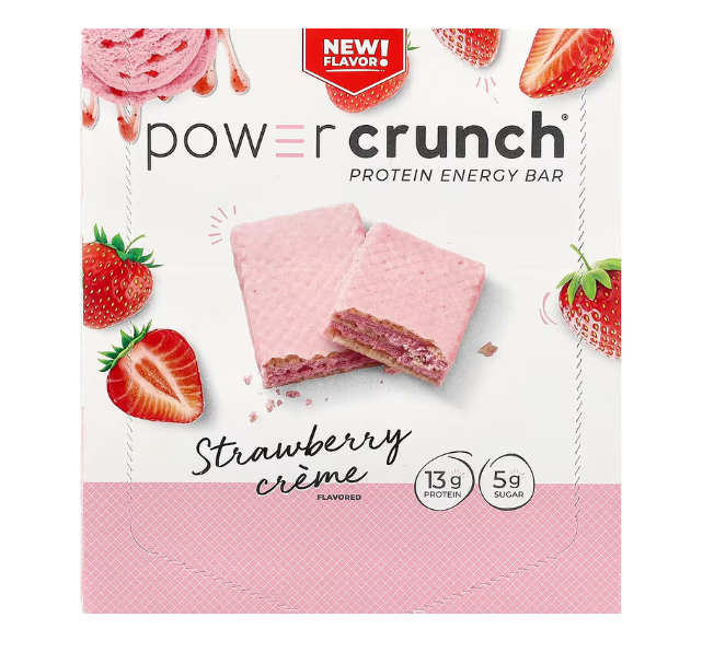 Power Crunch Strawberry Crème /12bar EA-6