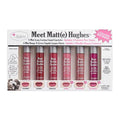 مجموعة أحمر الشفاه من The Balm Meet Matte Hughes 6 قطع 3 سوائل 