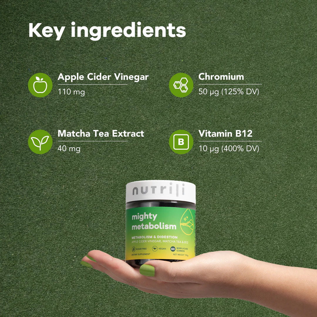 Nutrili Mighty Metabolism Sugar Free Gummies 60pcs
