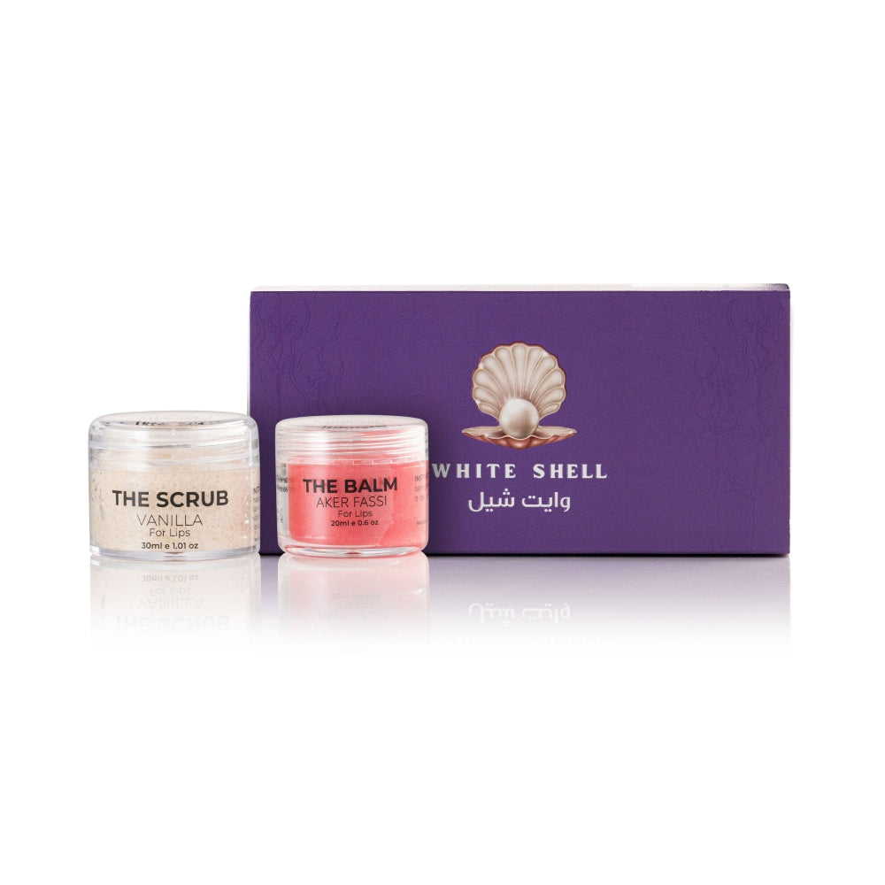 White Shell White Shell Lip Scrub-And-Balm With Vanilla