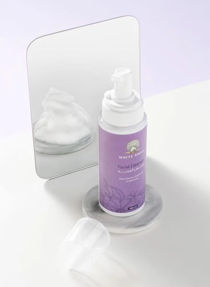 White Shell Premium Face Wash – Gentle Pore Cleansing Facial Cleanser