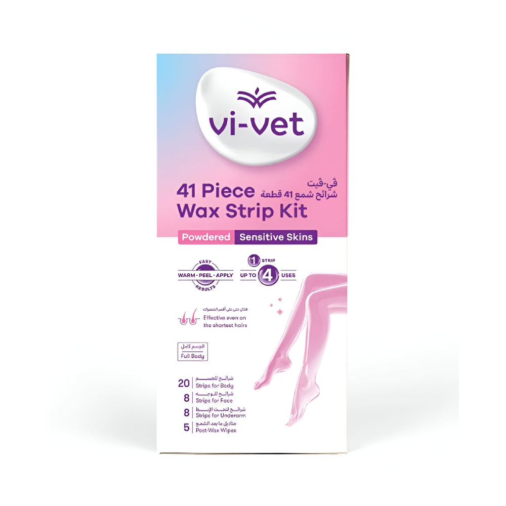شرائط إزالة الشعر Vi-Vet 41 قطعة للبشرة الحساسة