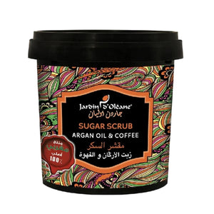 Jardin Oleane Sugar Scrub with Argan Oil and Coffee - Exfoliating 600g