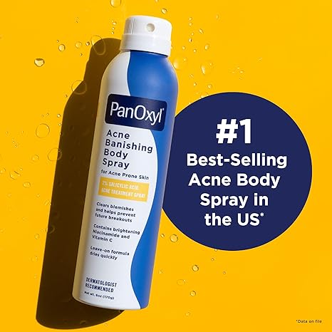 PanOxyl Acne Banishing Body Spray With 2% Salicylic Acid 170g