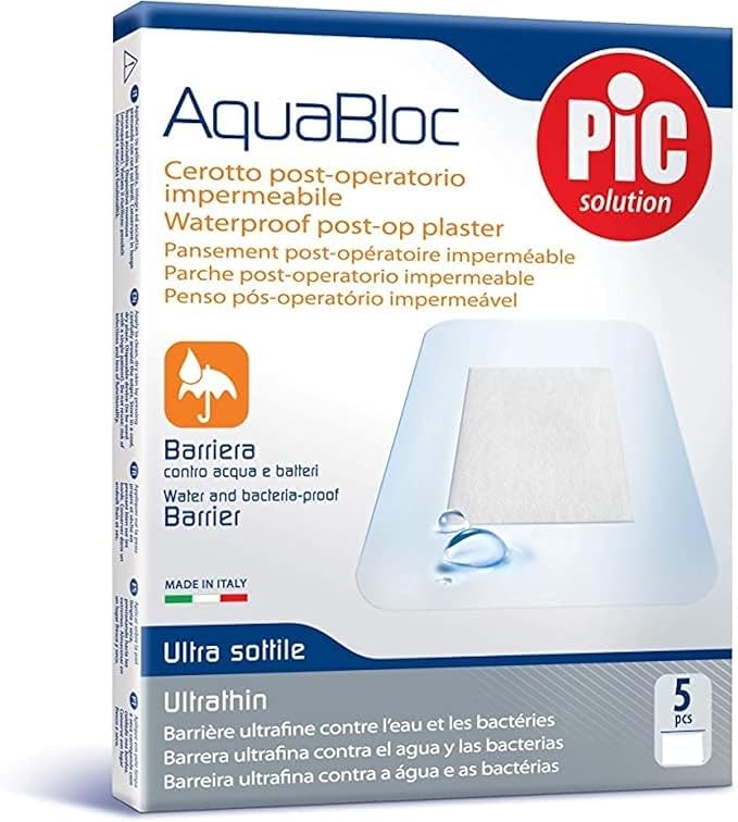 Aqua Bloc with CHG   Plaster   12 cm x 10 cm - 50 pcs