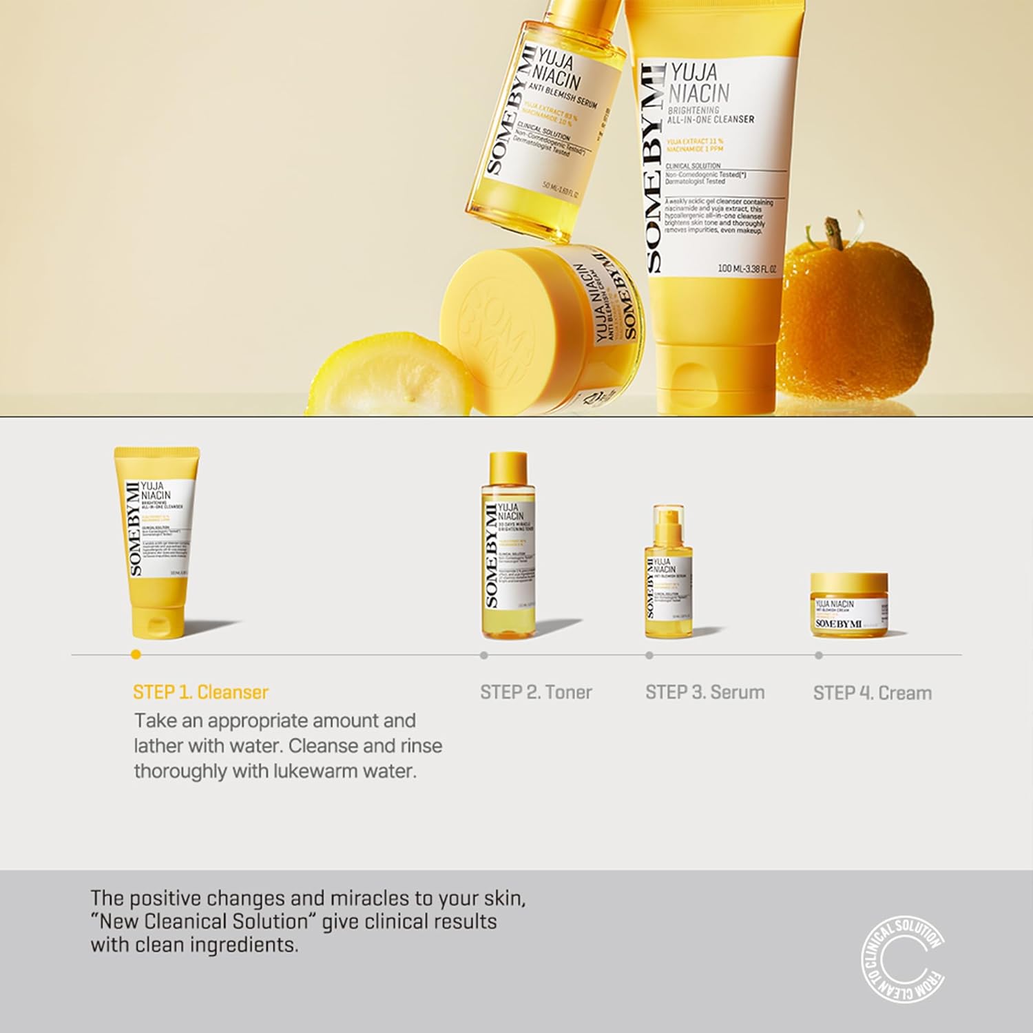 Some By Mi Face Wash 100ml Yuja Niacin Brightening