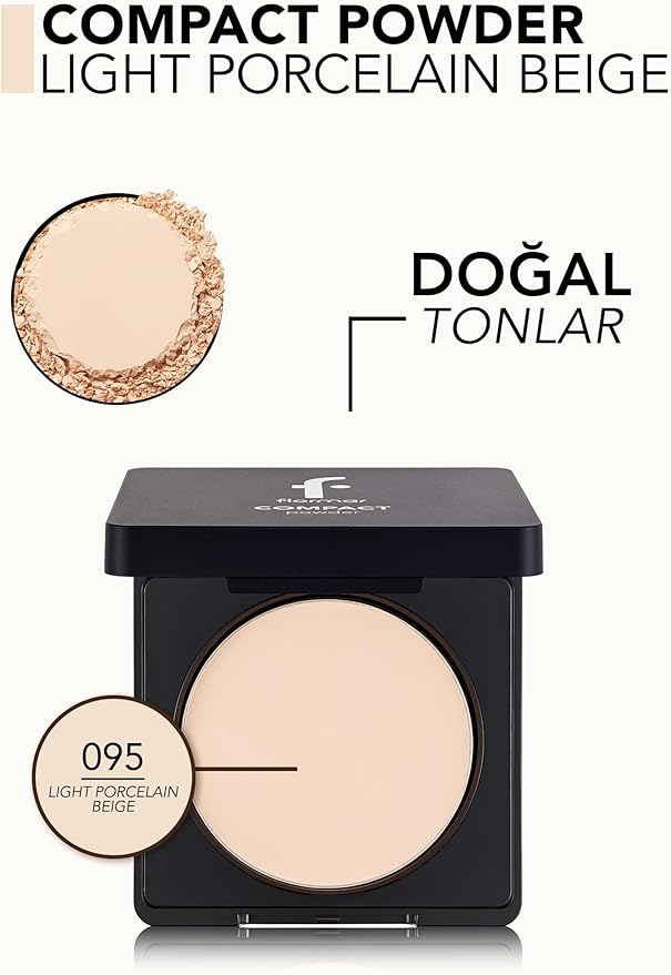 Flormar C.Powder Compact Powder 095 Light Porcelain Beig
