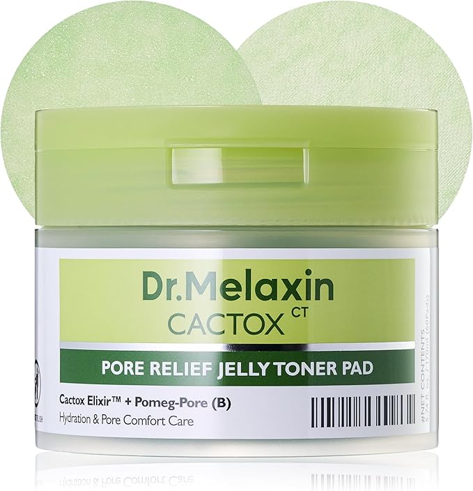 dr melaxin   cactox pore relief jelly toner pad 170ml (60pads)