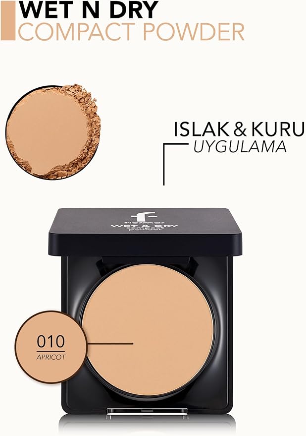 Flormar Wet&Dry Compact Powder 010 Apricot