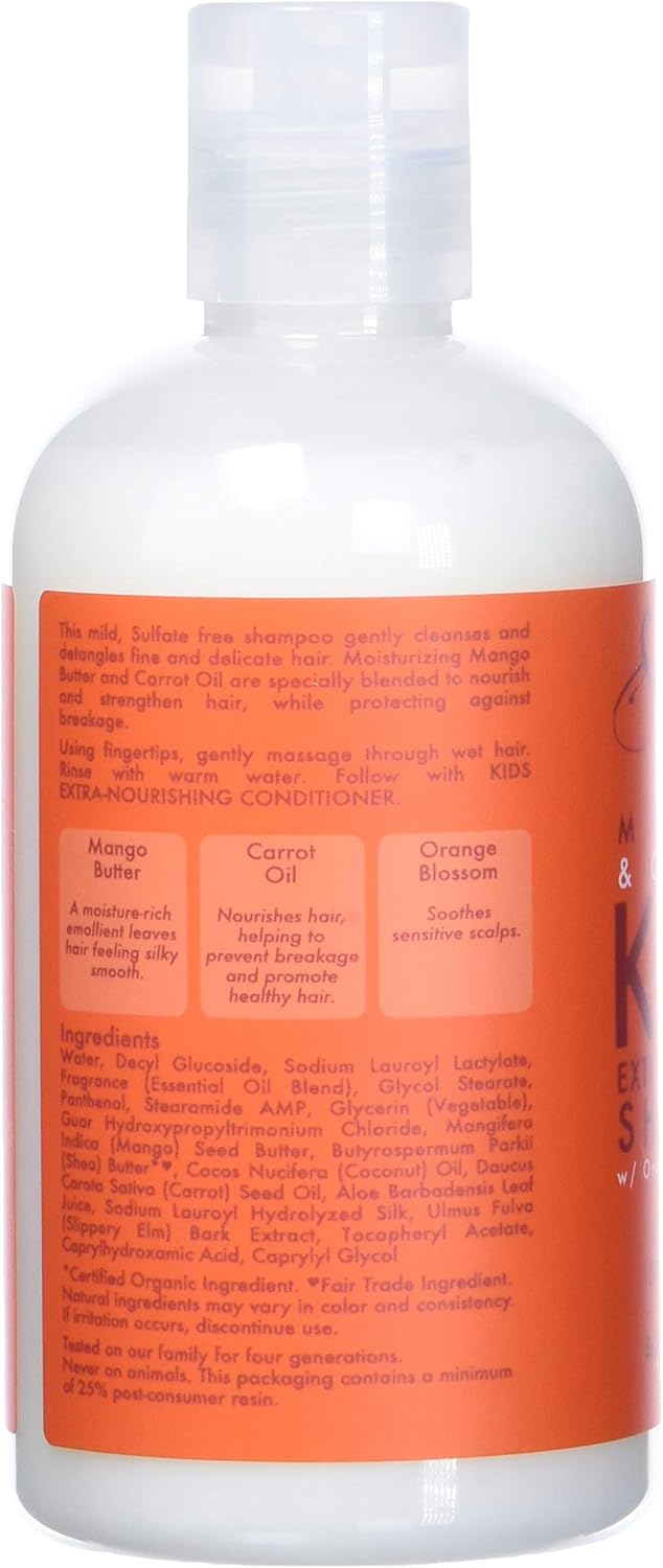شامبو شيا مويستشر للأطفال المغذي للغاية - مانجو وجزر (237 مل)