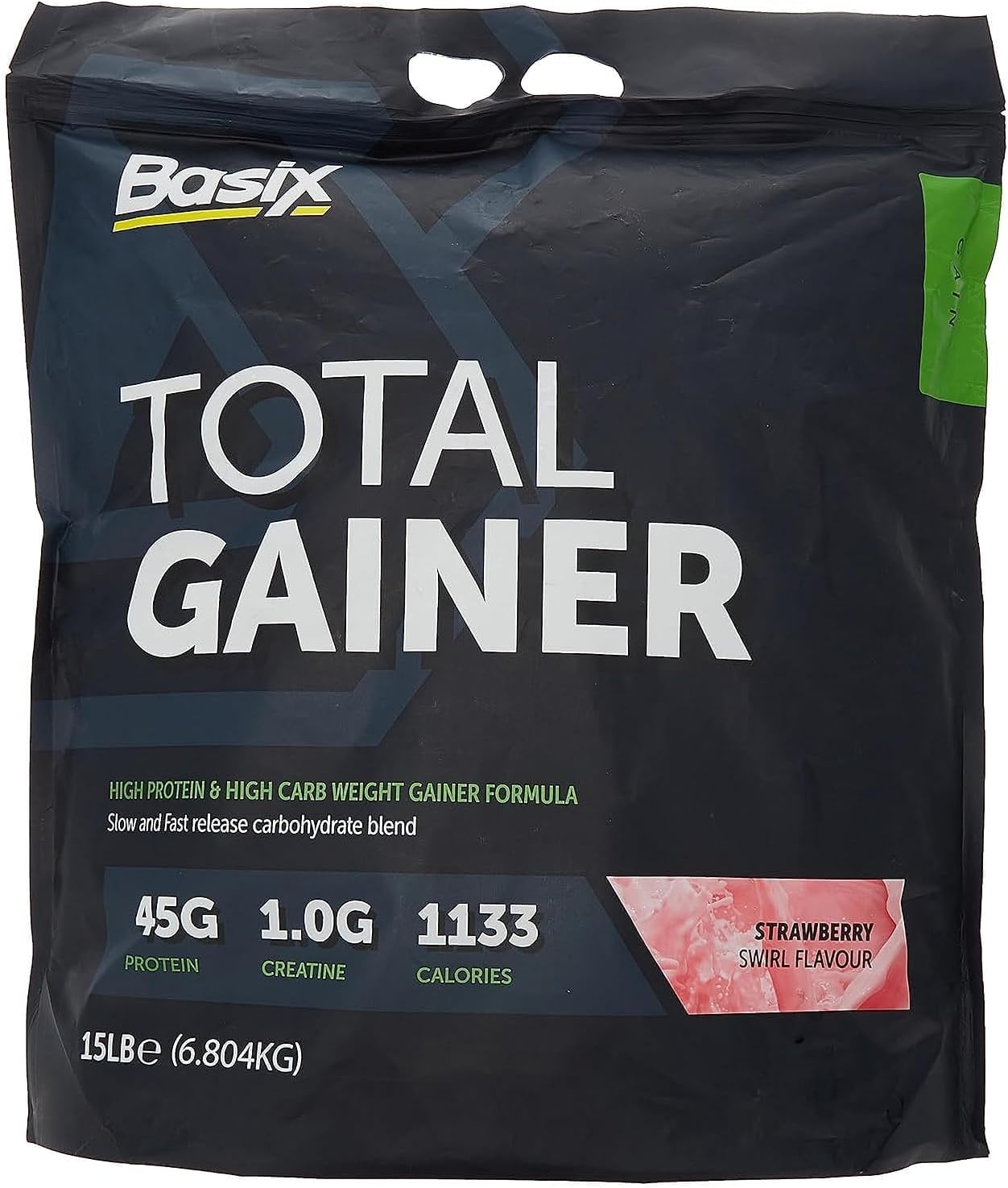 باسيكس جين - مكسب الوزن الكامل - تركيبة غنية بالبروتين والكربوهيدرات لزيادة الوزن