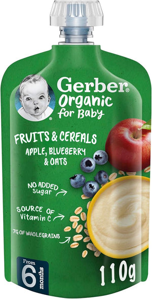 GERBER Bio Porridge Apple Blub  110 GM