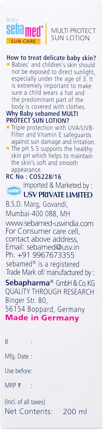 لوشن سيباميد للأطفال الواقي من الشمس