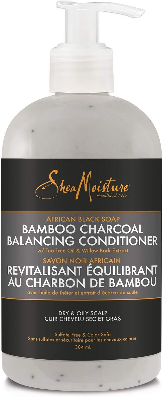 Shea Moisture Bamboo Charcoal African Black Soap 384 ml