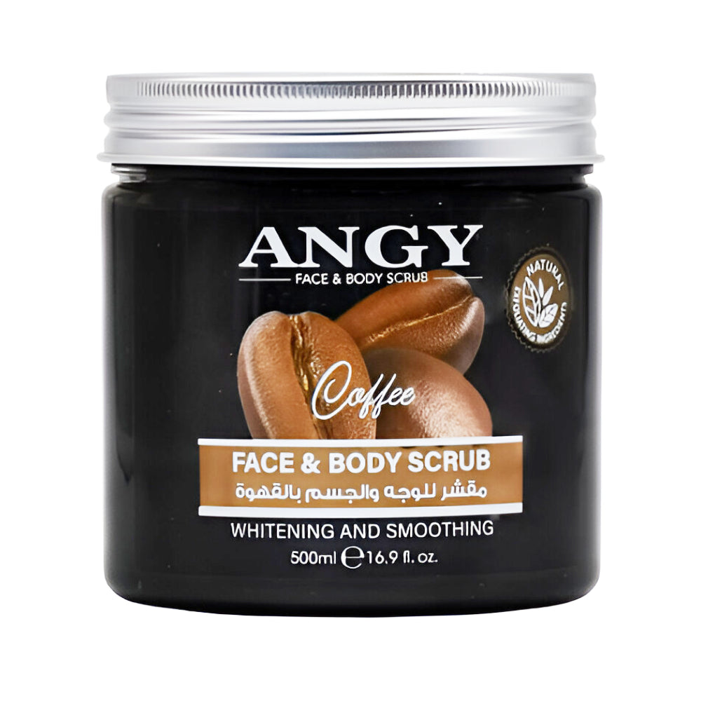 مقشر الوجه والجسم Angy 500 مل مع القهوة