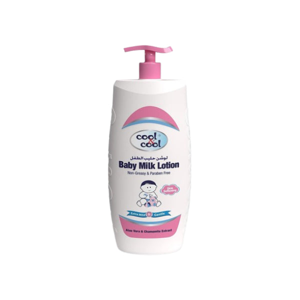 Cool & Cool Cool & Cool Baby Milk Lotion 500ml  Exttra Mild Gantle