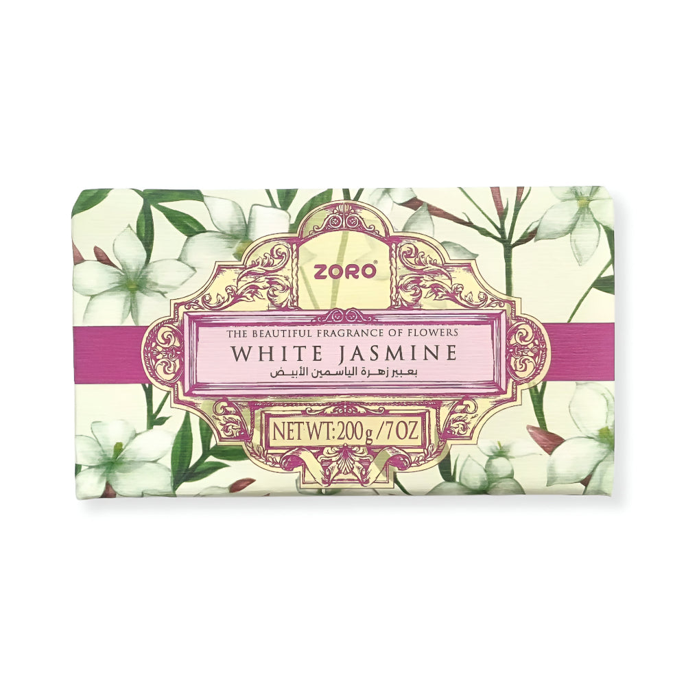 Zoro Bar Soap 200g White Jasmine Flower Scented