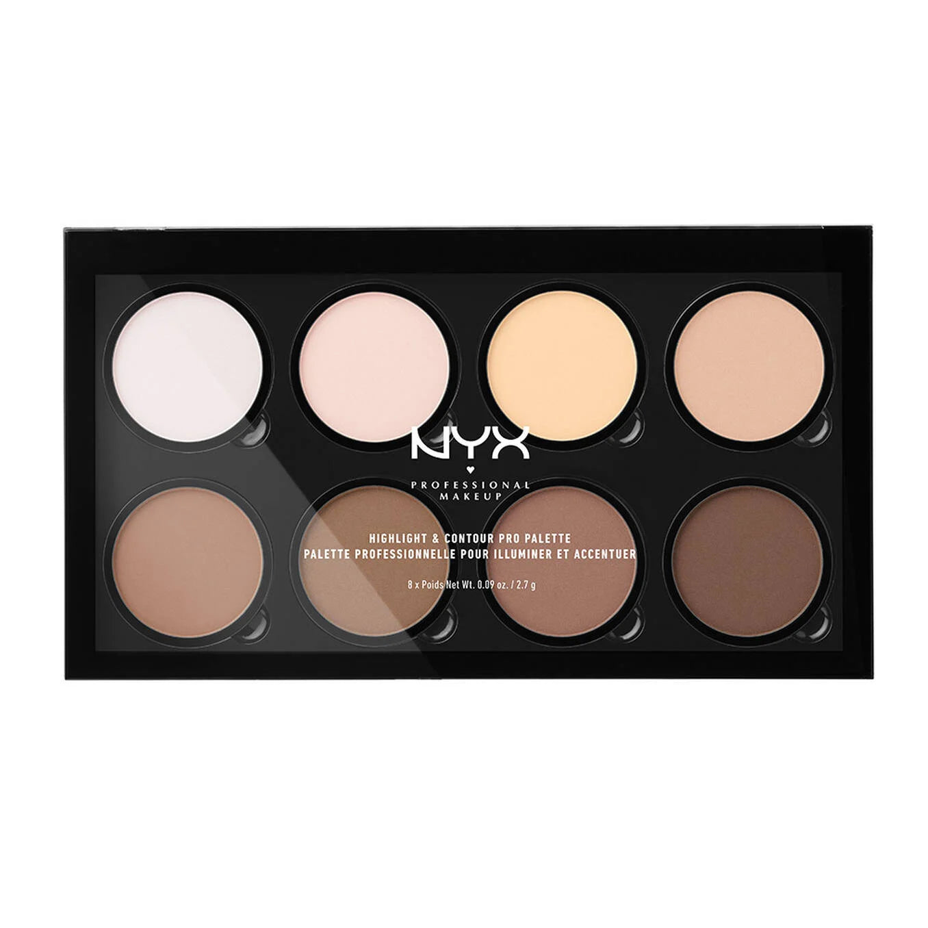 NYX Professional Makeup Highlight & Contour Palette – Face Sculpting Kit