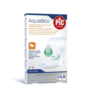 Aqua Bloc with CHG  Plaster   15 cm x 10 cm  5 pcs